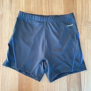 Hind Black Bike Shorts